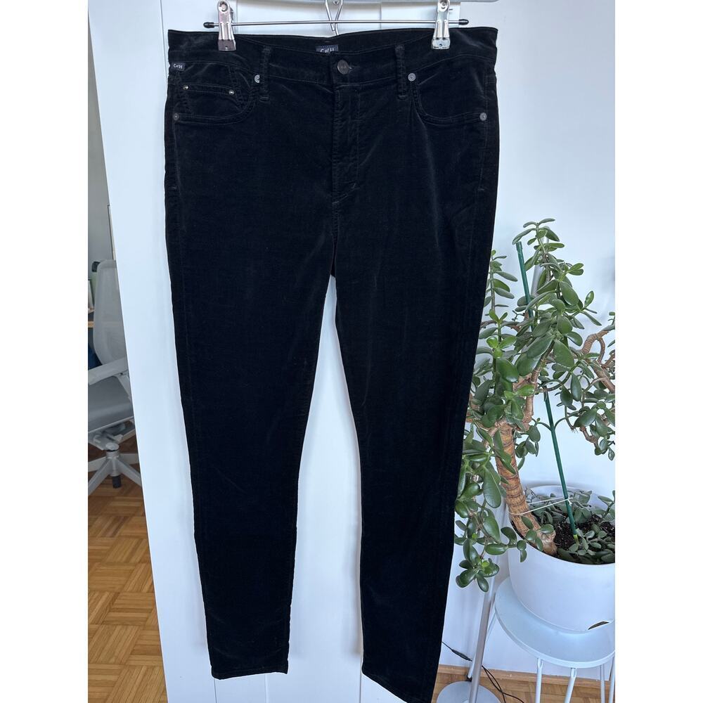 Citizens of Humanity Women's Rocket High Rise Skinny Velour Pant, Size 31, EUC